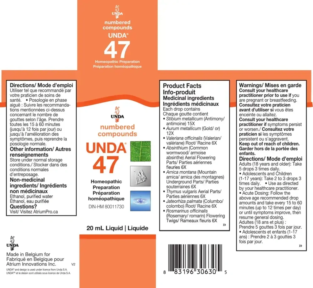 Product image for Unda #47.