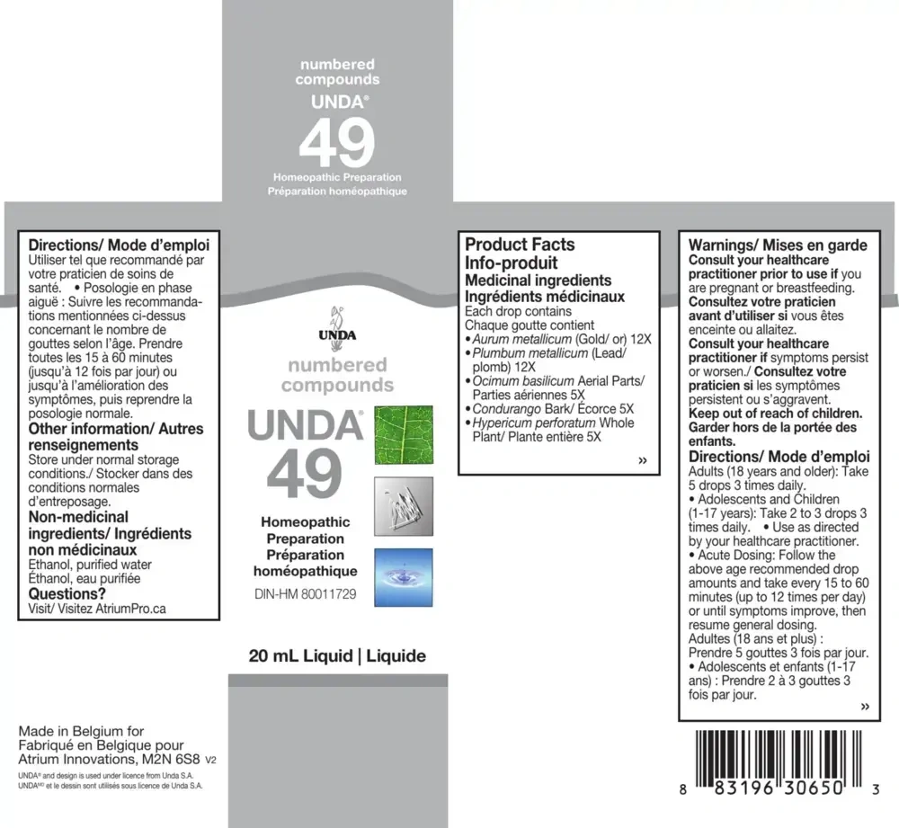 Product image for Unda #49.