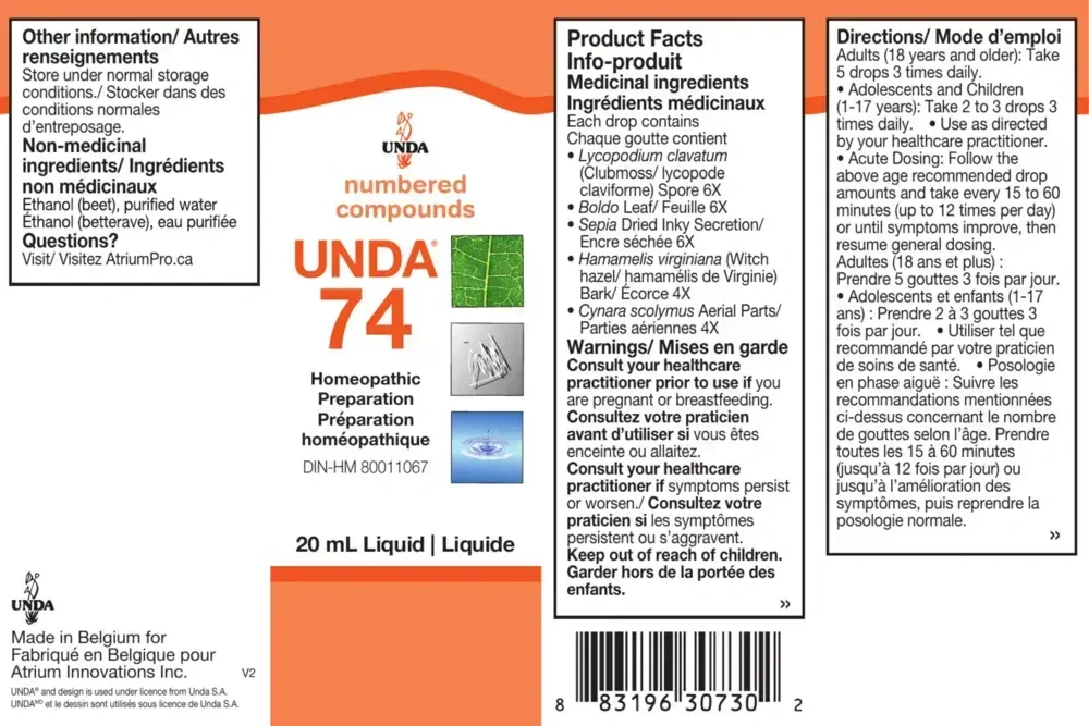 Product image for Unda #74.