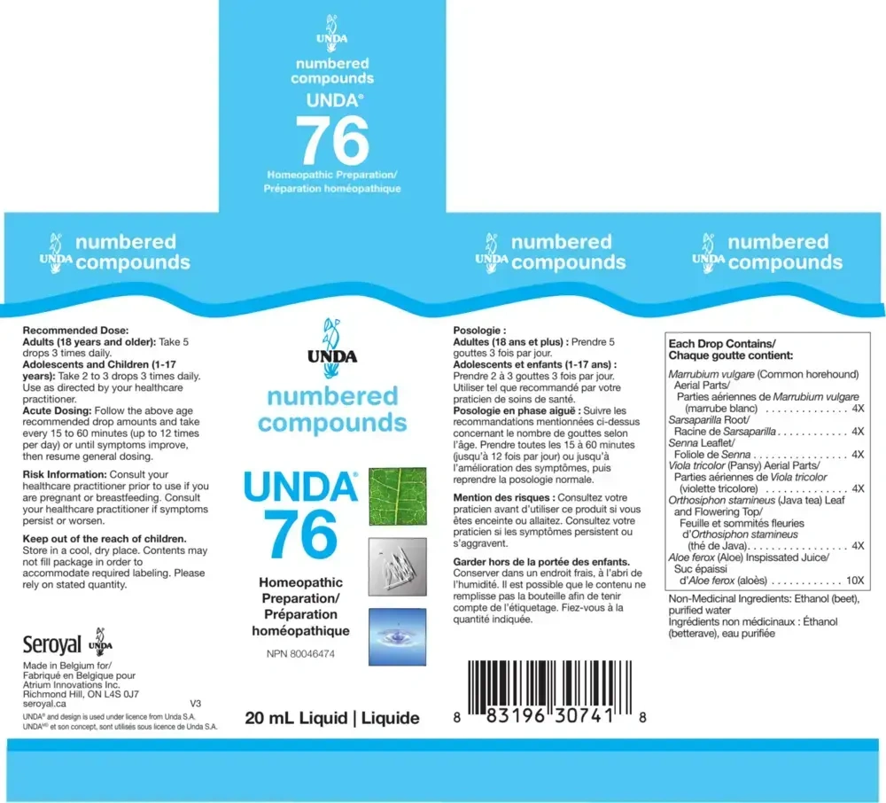 Product image for Unda #76.