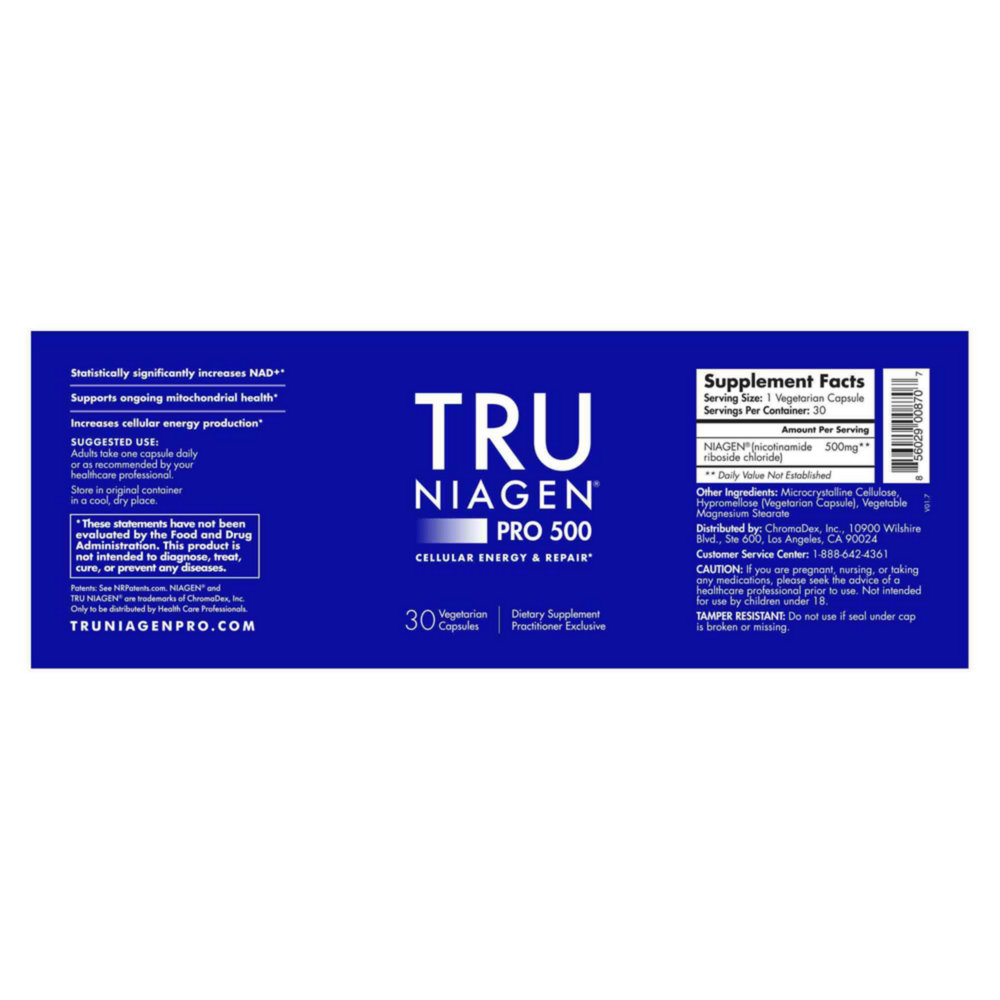 Product image for Tru Niagen® Pro 500.