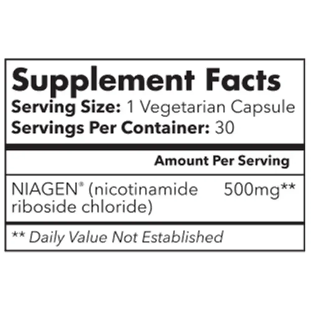 Product image for Tru Niagen® 500mg.