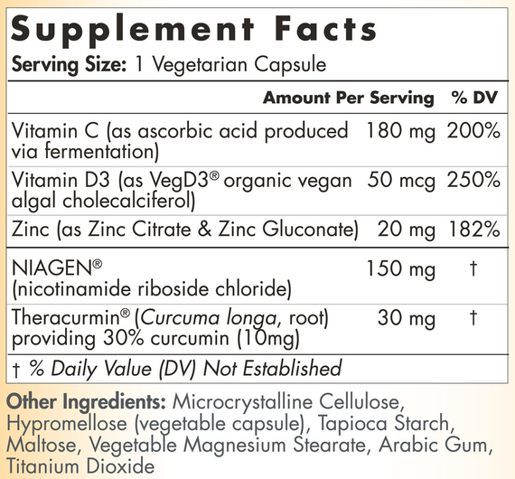 Product image for Tru Niagen® Immune 100mg.