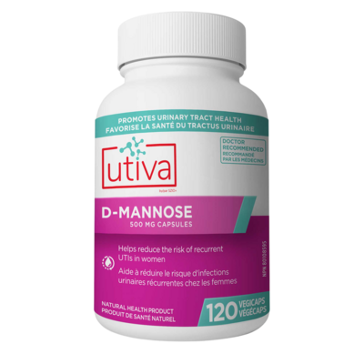 Utiva D-Mannose 120 capsules