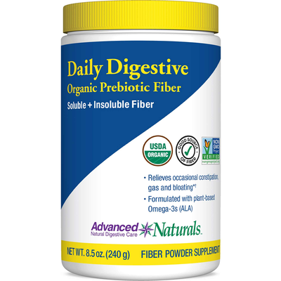 Daily Digestive Organic Prebiotic Fiber Powder 8.5 Ounces