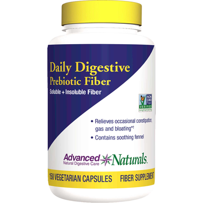 Daily Digestive Organic Prebiotic Fiber Capsules 150 capsules