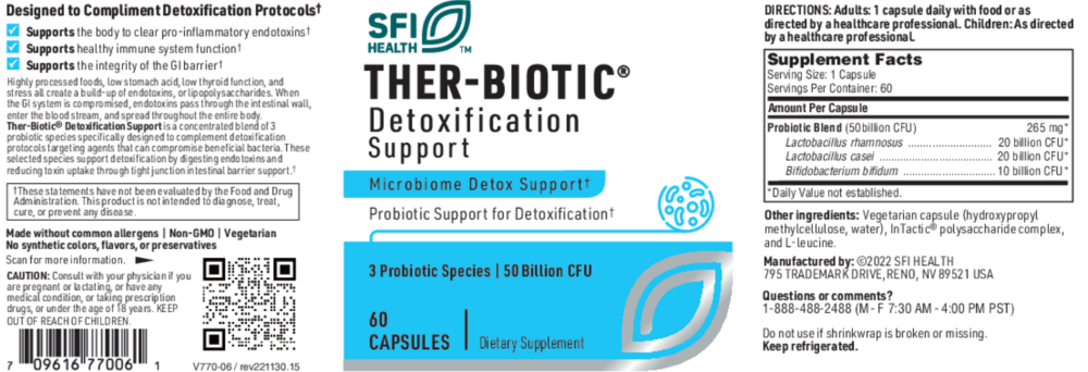 Product image for Ther-Biotic® Detoxification Support.