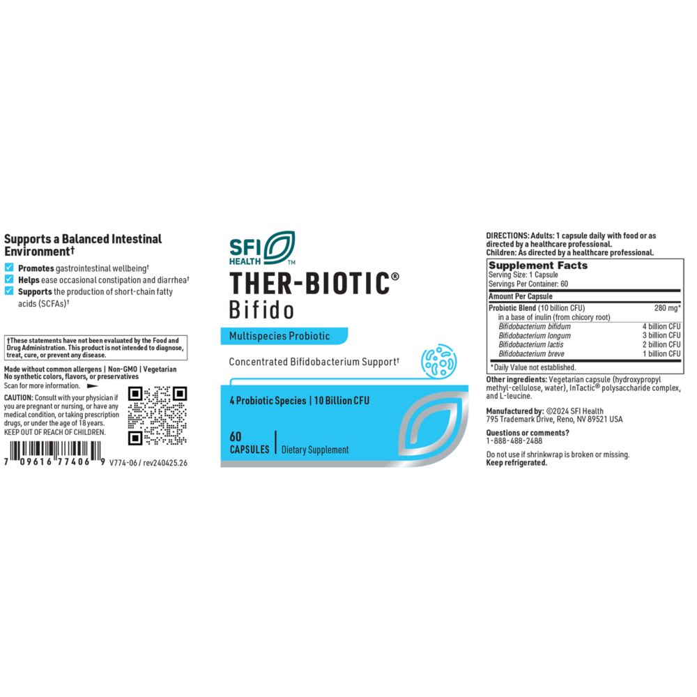 Product image for Ther-Biotic® Bifido (Factor 4).
