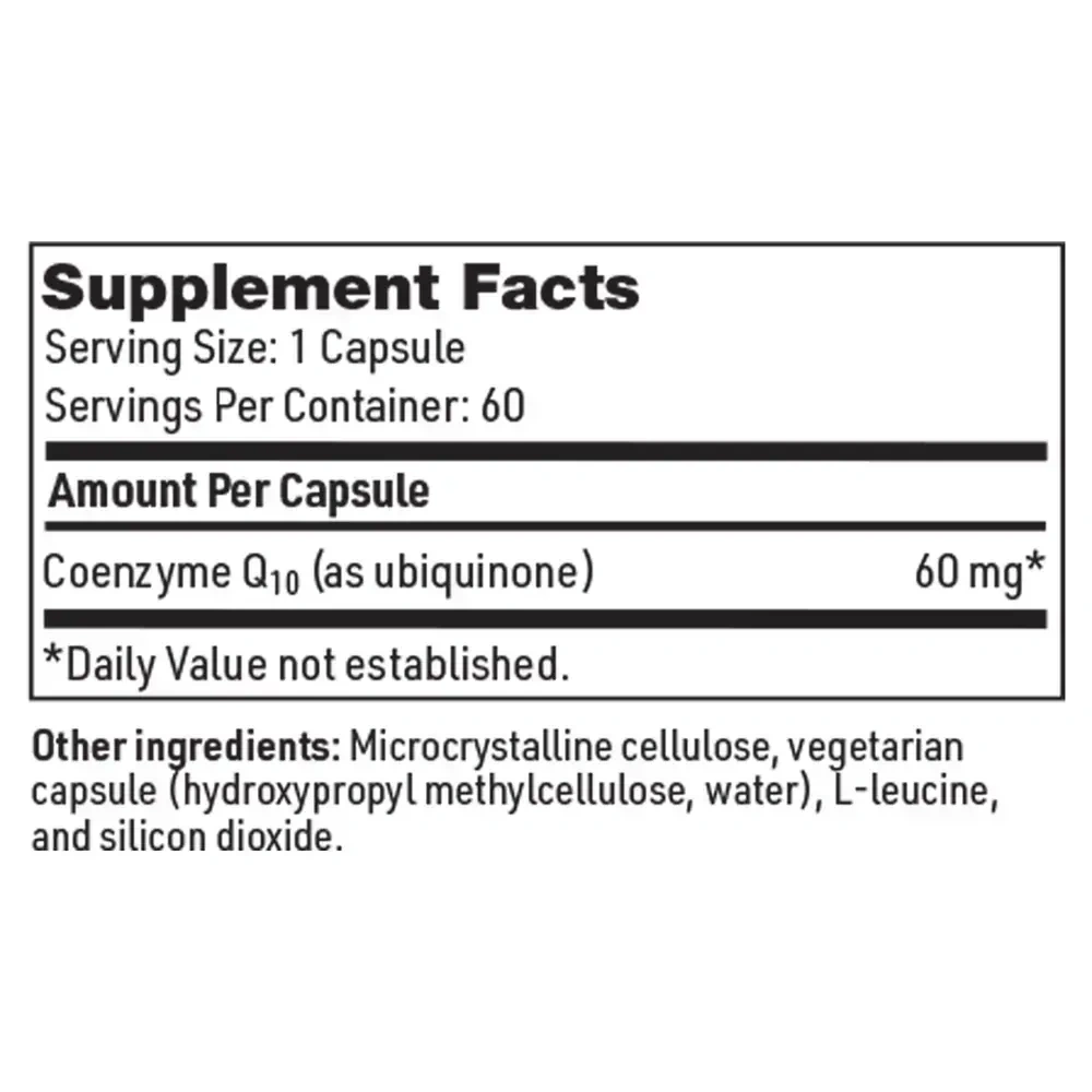 Product image for CoQ10 60mg.
