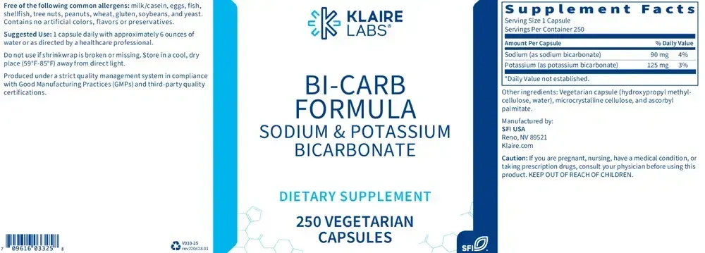 Product image for Bi-Carb Formula.