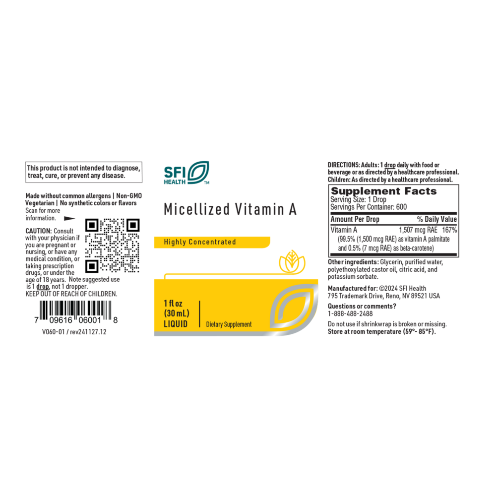 Product image for Micellized Vitamin A.
