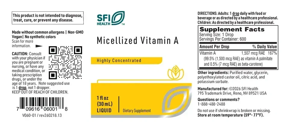 Product image for Micellized Vitamin A.