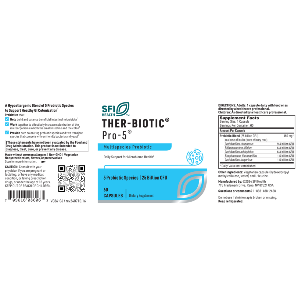 Product image for Ther-Biotic® Pro-5®.