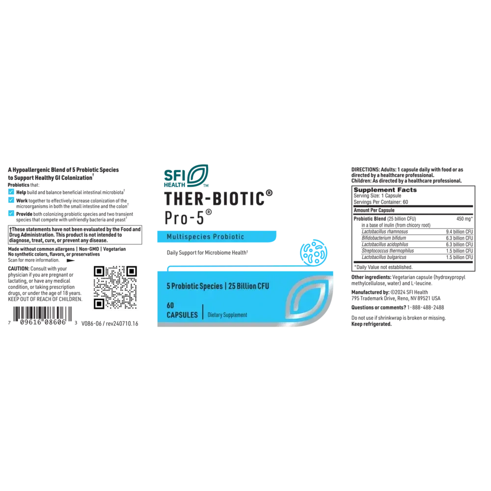 Product image for Ther-Biotic® Pro-5®.