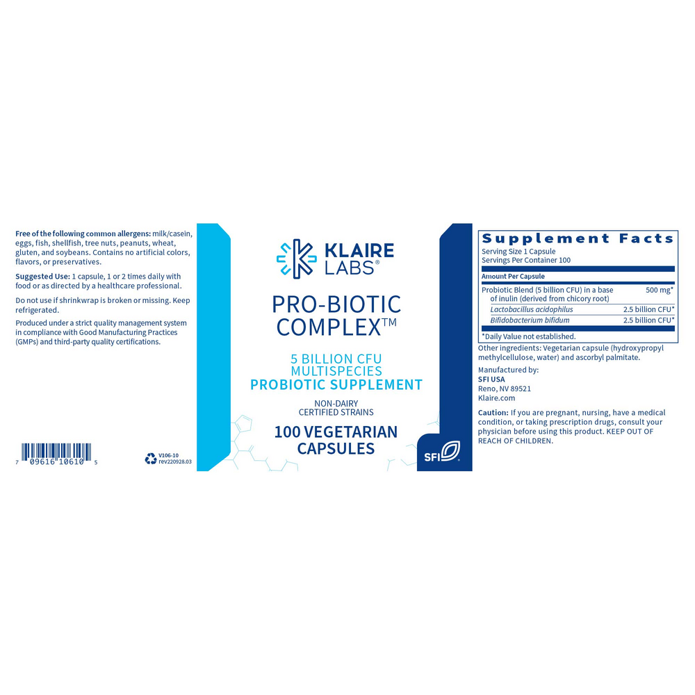 Product image for Pro-Biotic Complex™.