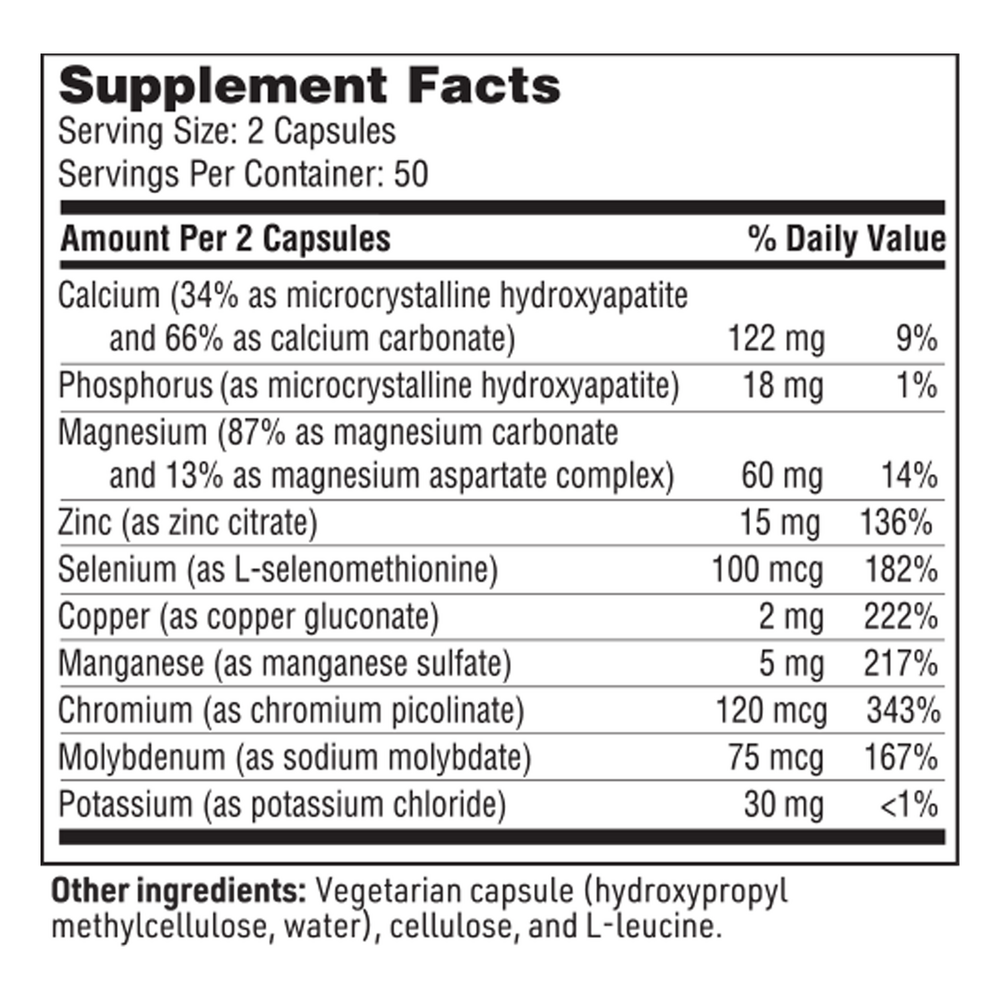 Product image for Multi-Mineral Complex w/o iron.