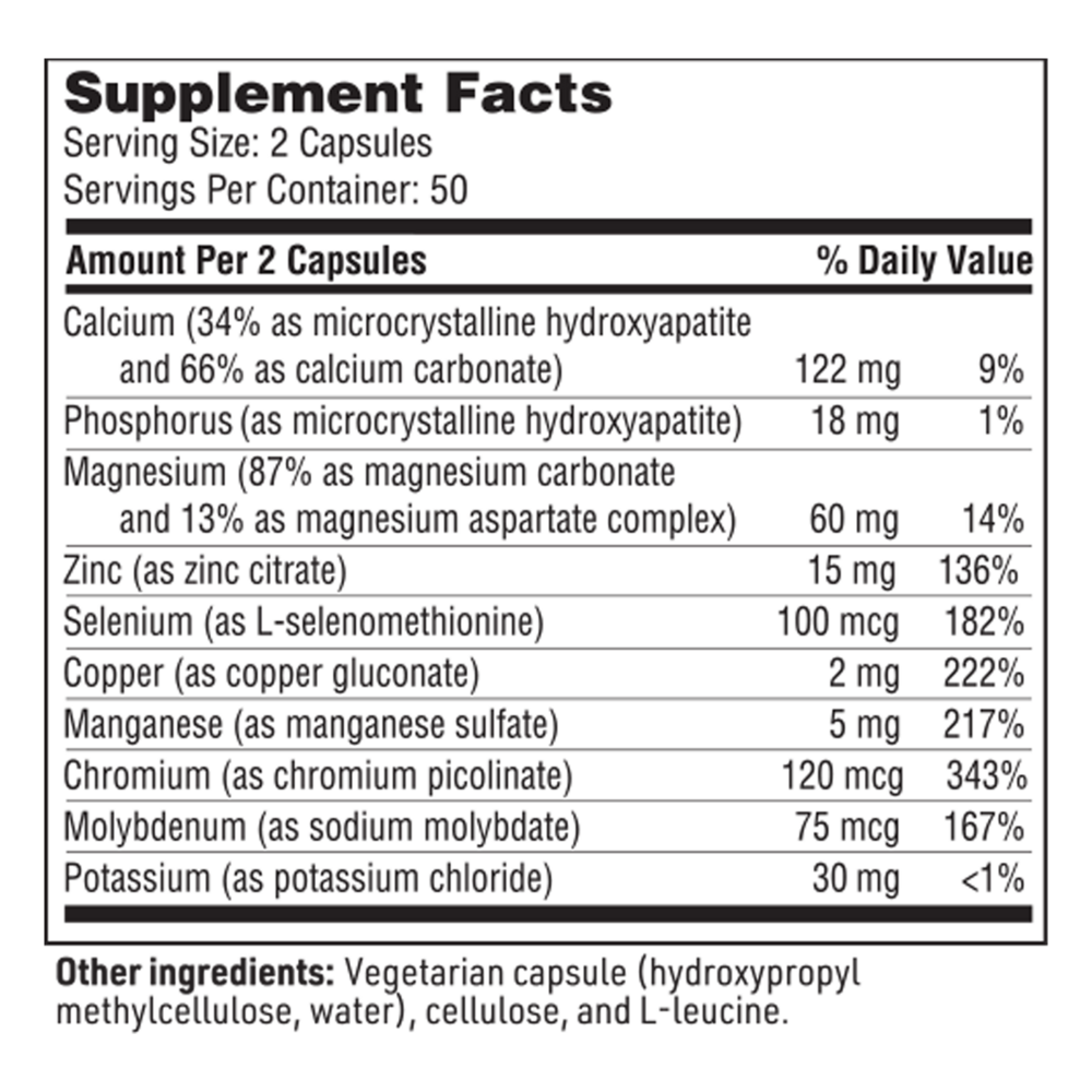 Product image for Multi-Mineral Complex w/o iron.