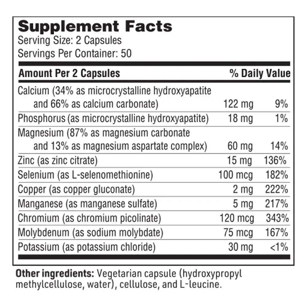 Product image for Multi-Mineral Complex w/o iron.