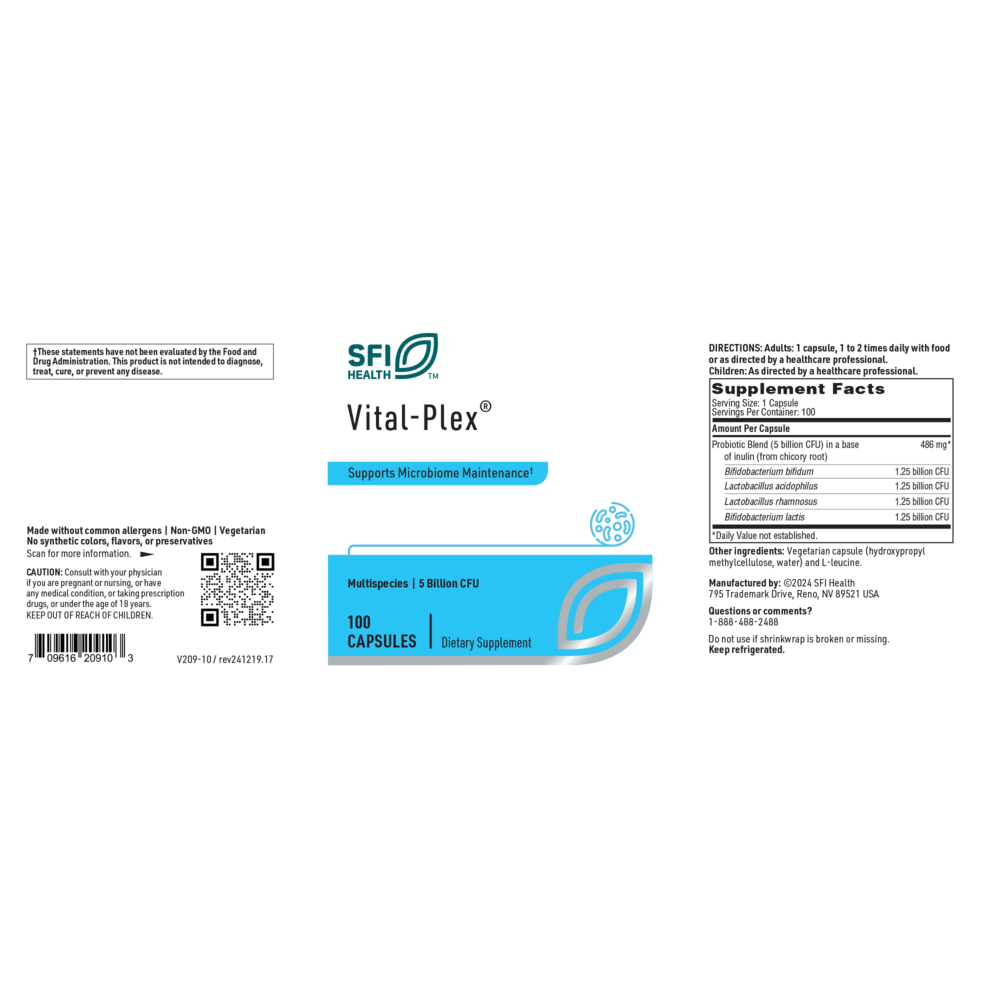 Product image for Vital-Plex Probiotic.