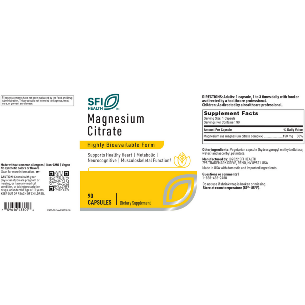 Product image for Magnesium Citrate.