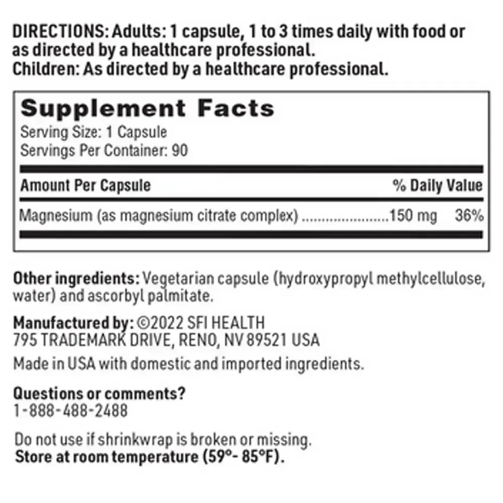 Product image for Magnesium Citrate.