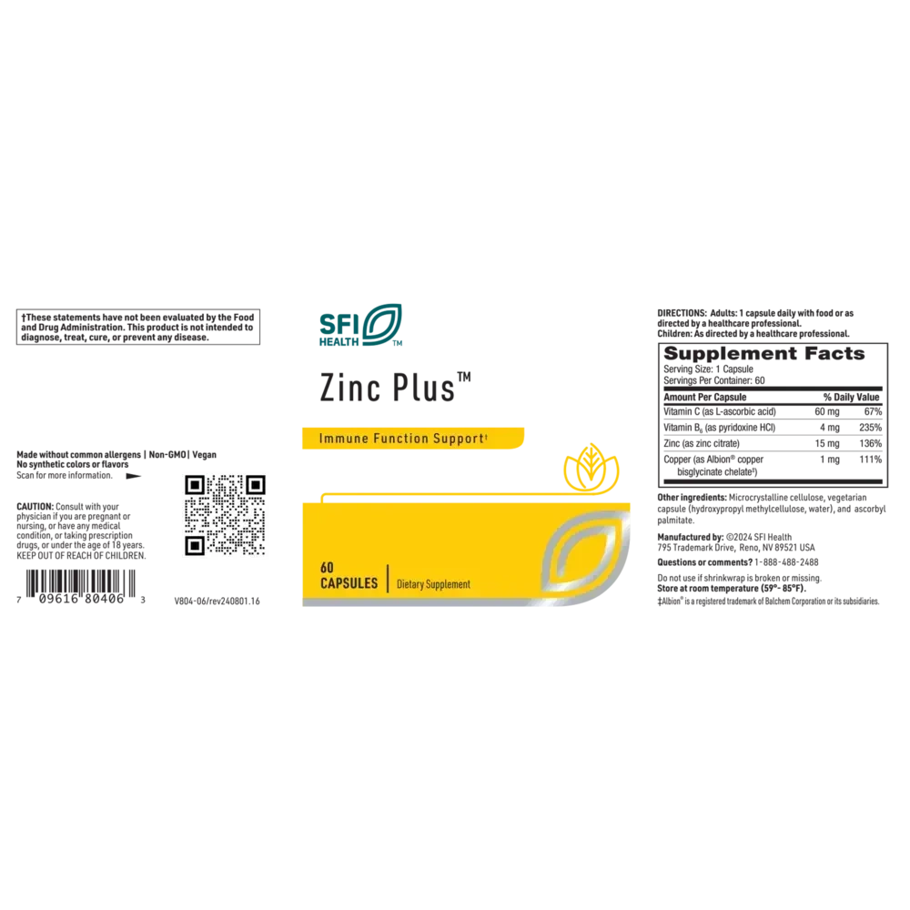 Product image for Zinc Plus.