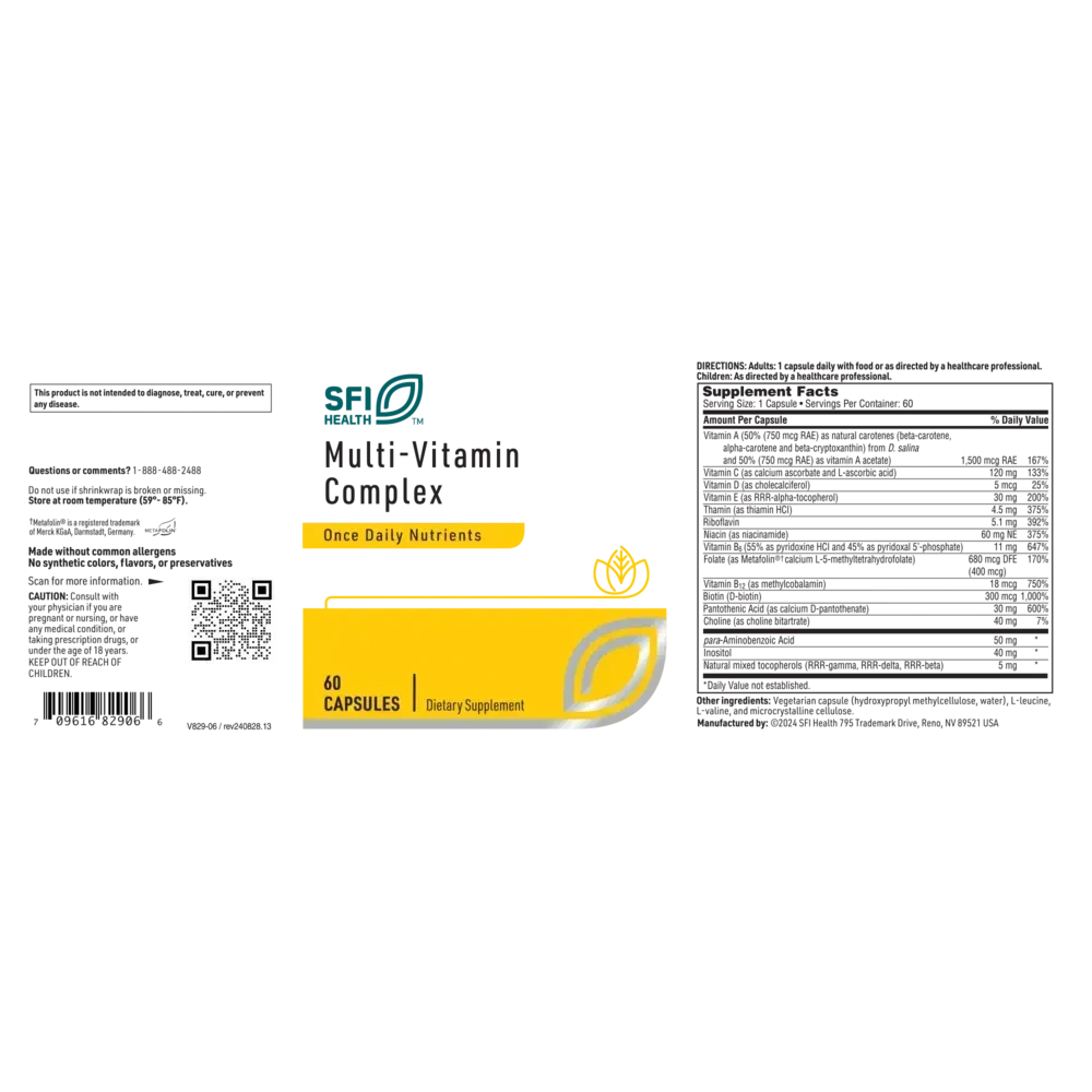 Product image for Multi-Vitamin Complex.
