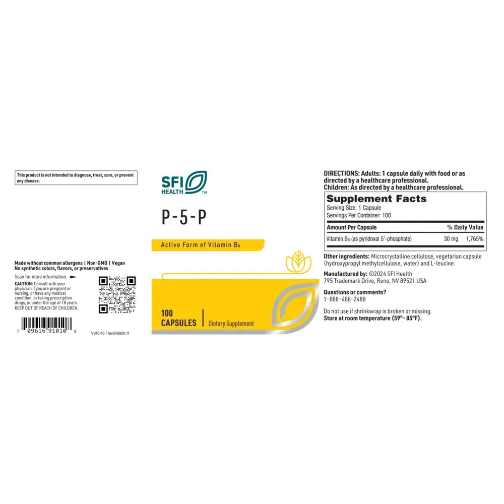 Product image for P-5-P 30mg.
