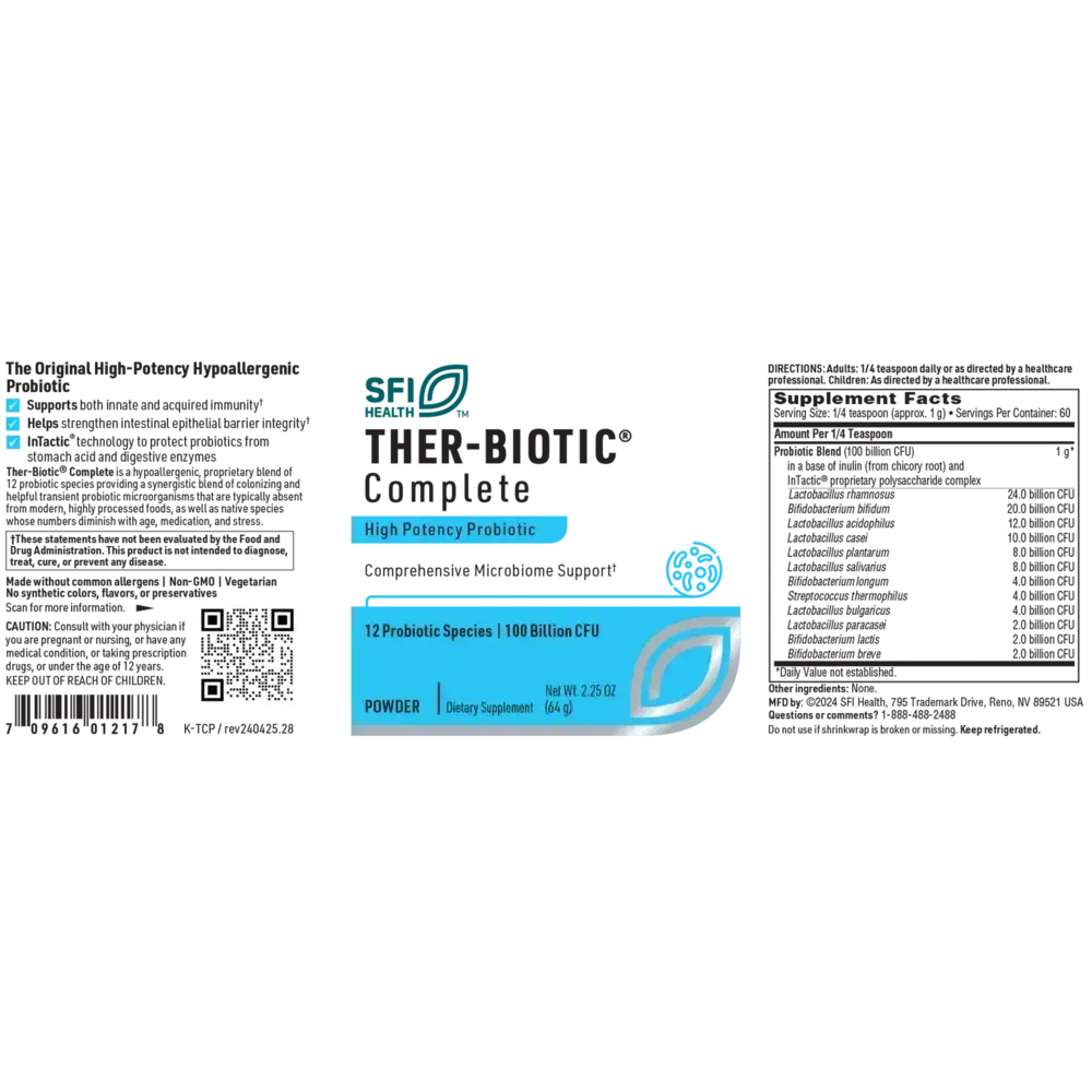 Product image for Ther-Biotic® Complete Powder.