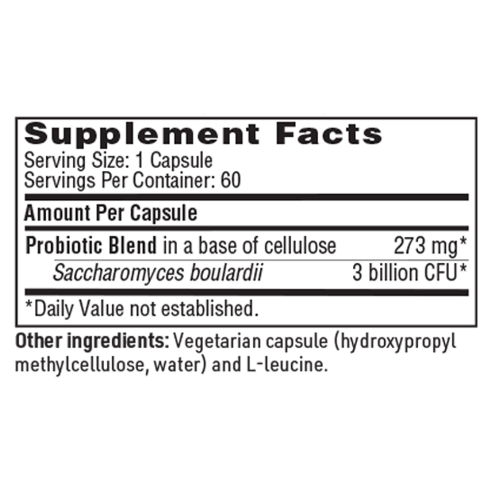 Product image for Ther-Biotic® Saccharomyces Boulardii Probiotic Yeast Formula.