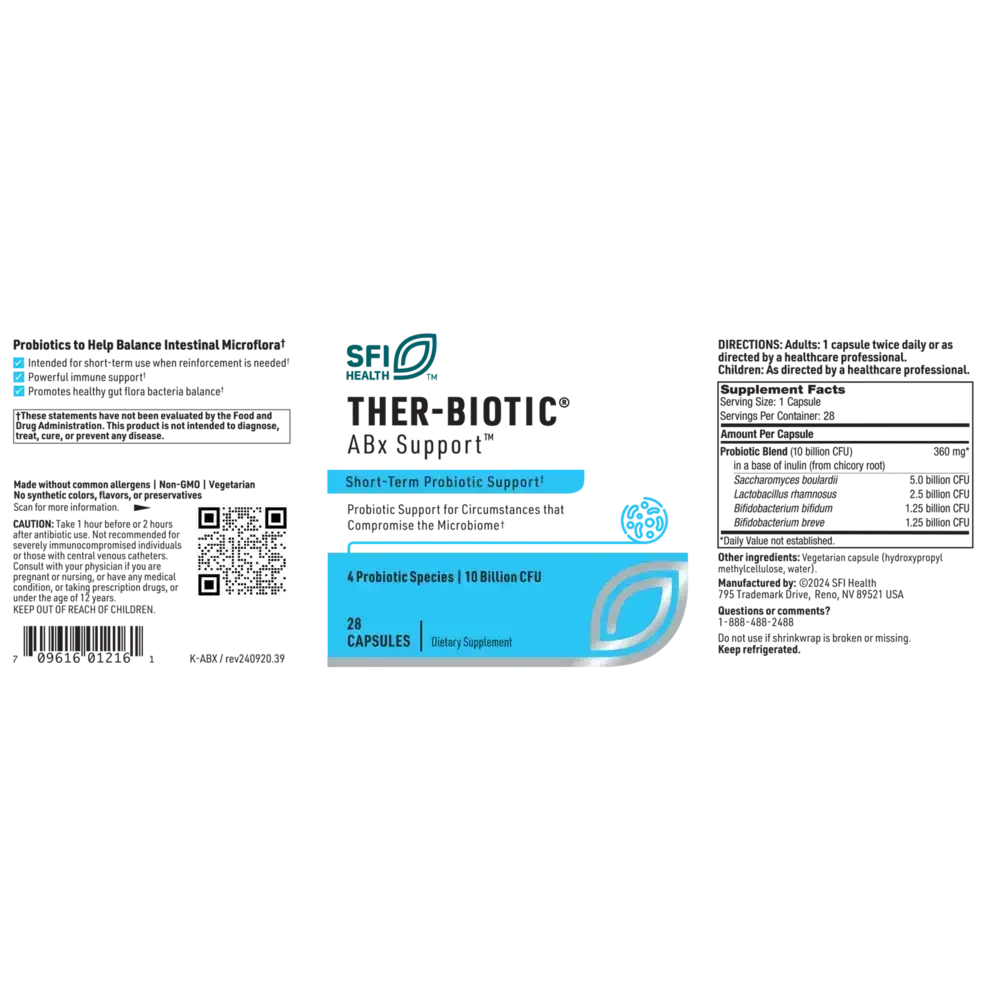Product image for Ther-Biotic® ABx Support™.