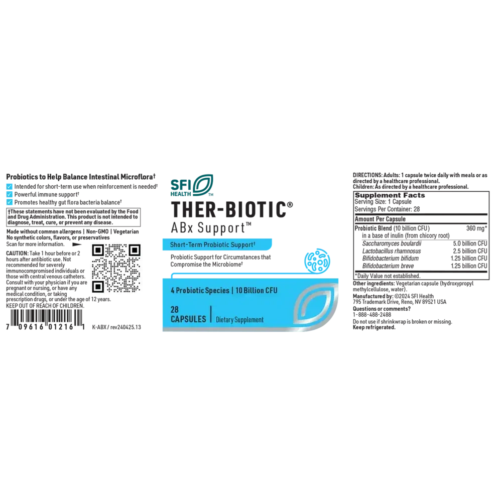 Product image for Ther-Biotic® ABx Support™.