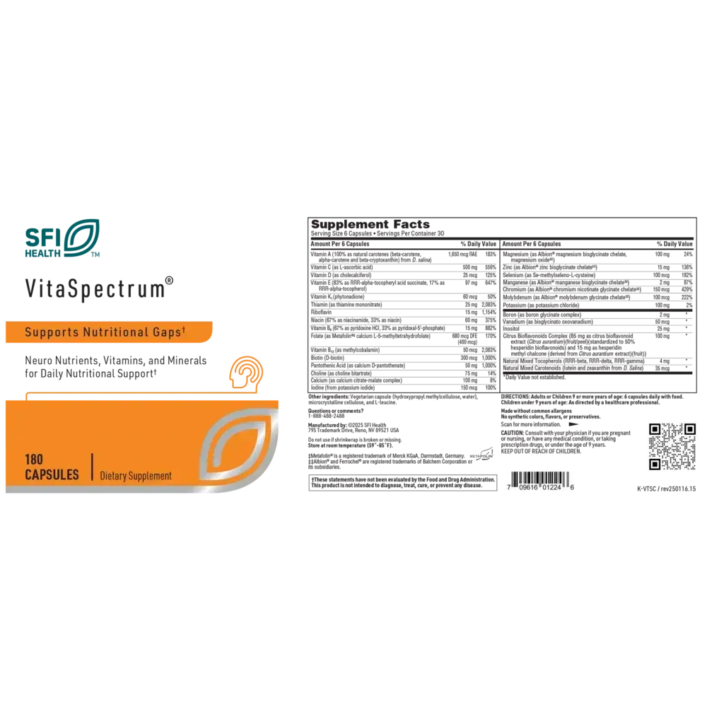 Product image for VitaSpectrum® Capsules.