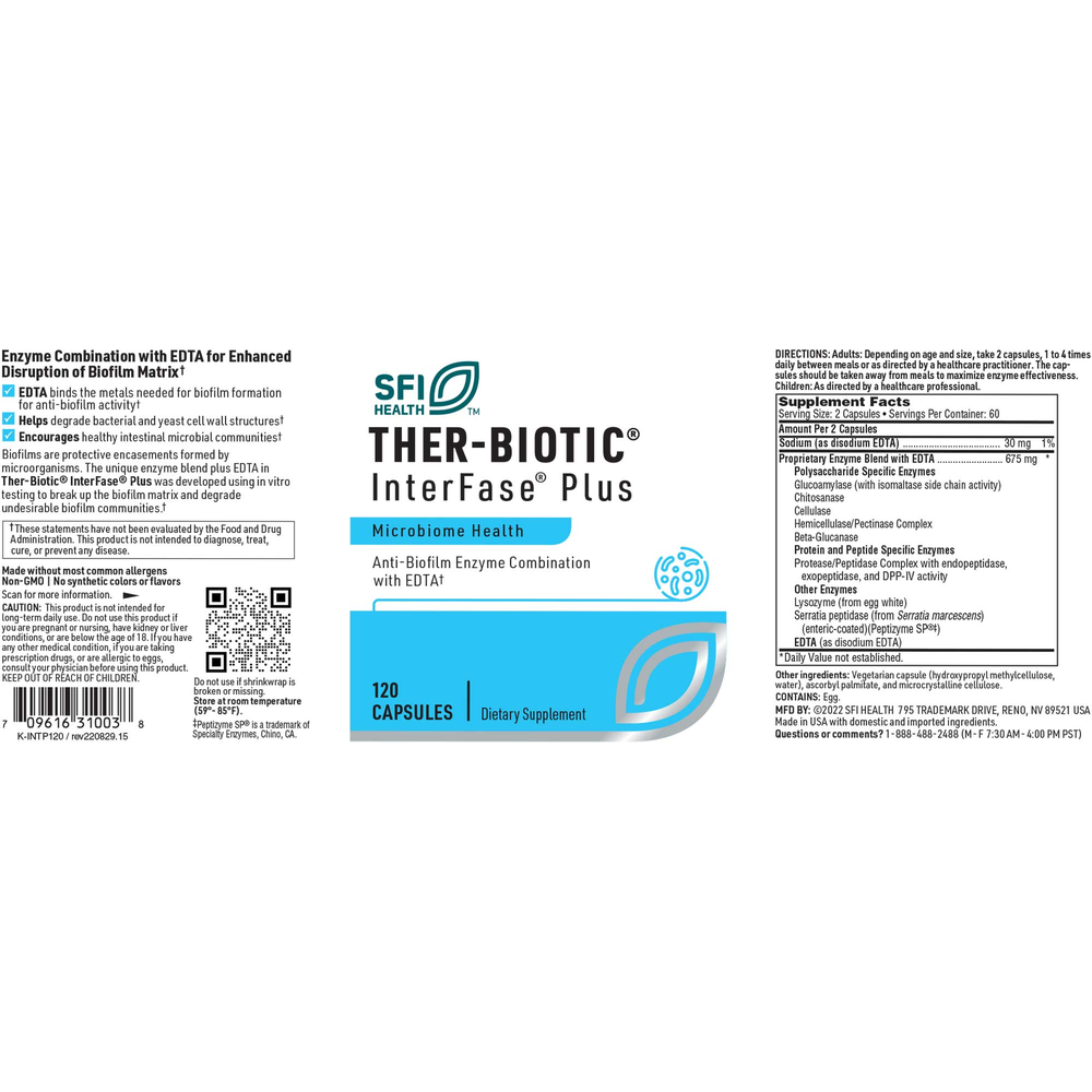 Product image for Ther-Biotic® Interfase Plus.