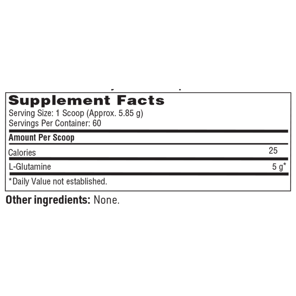 Product image for L-Glutamine Powder.