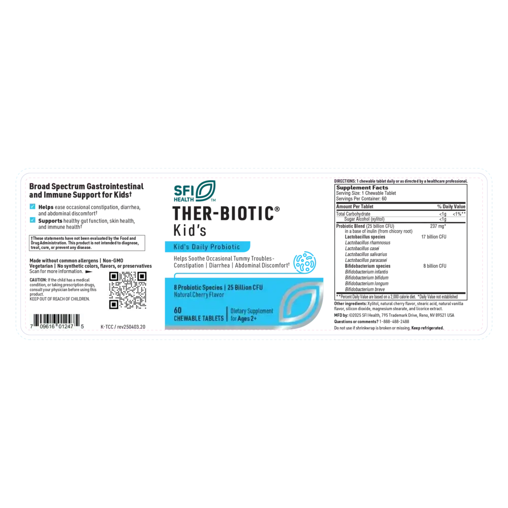 Product image for Ther-Biotic® Kids Probiotic.