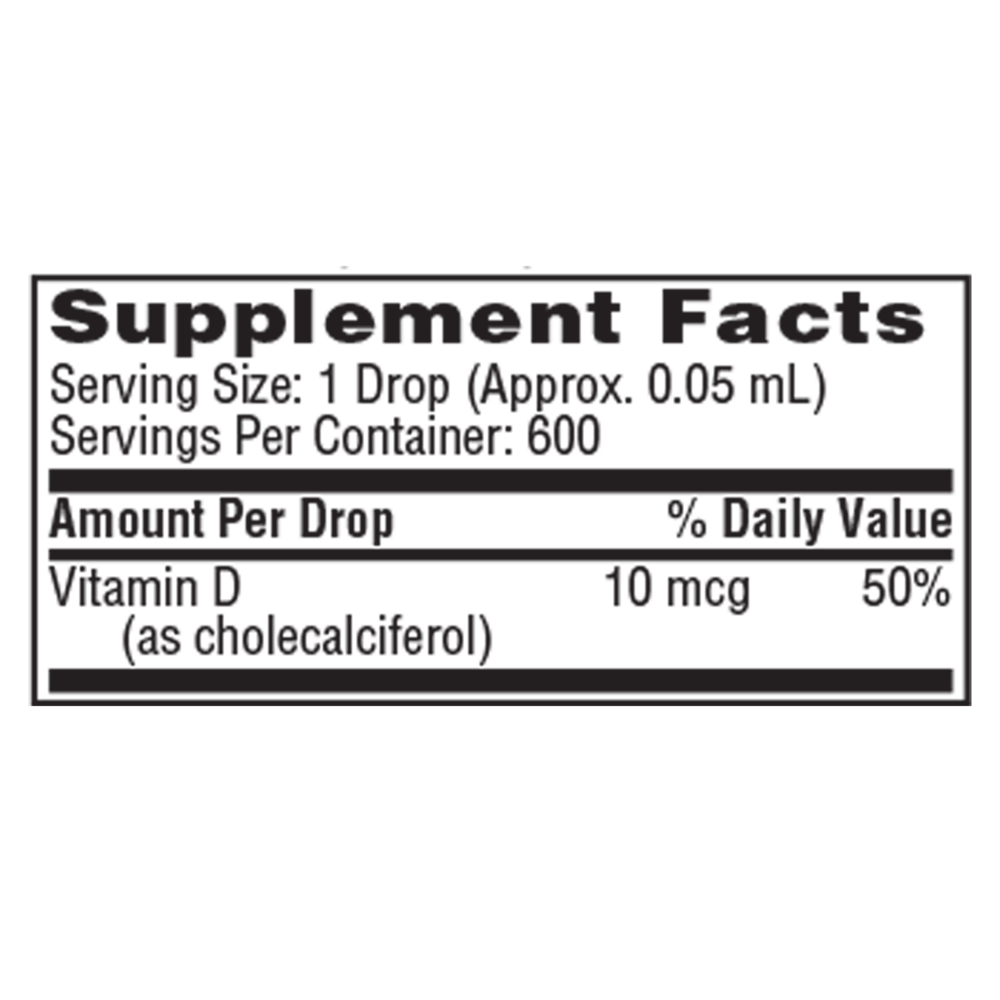 Product image for Micellized Vitamin D3 Liquid (10mcg).