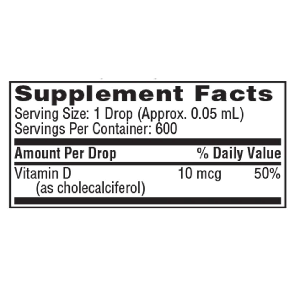 Product image for Micellized Vitamin D3 Liquid (10mcg).