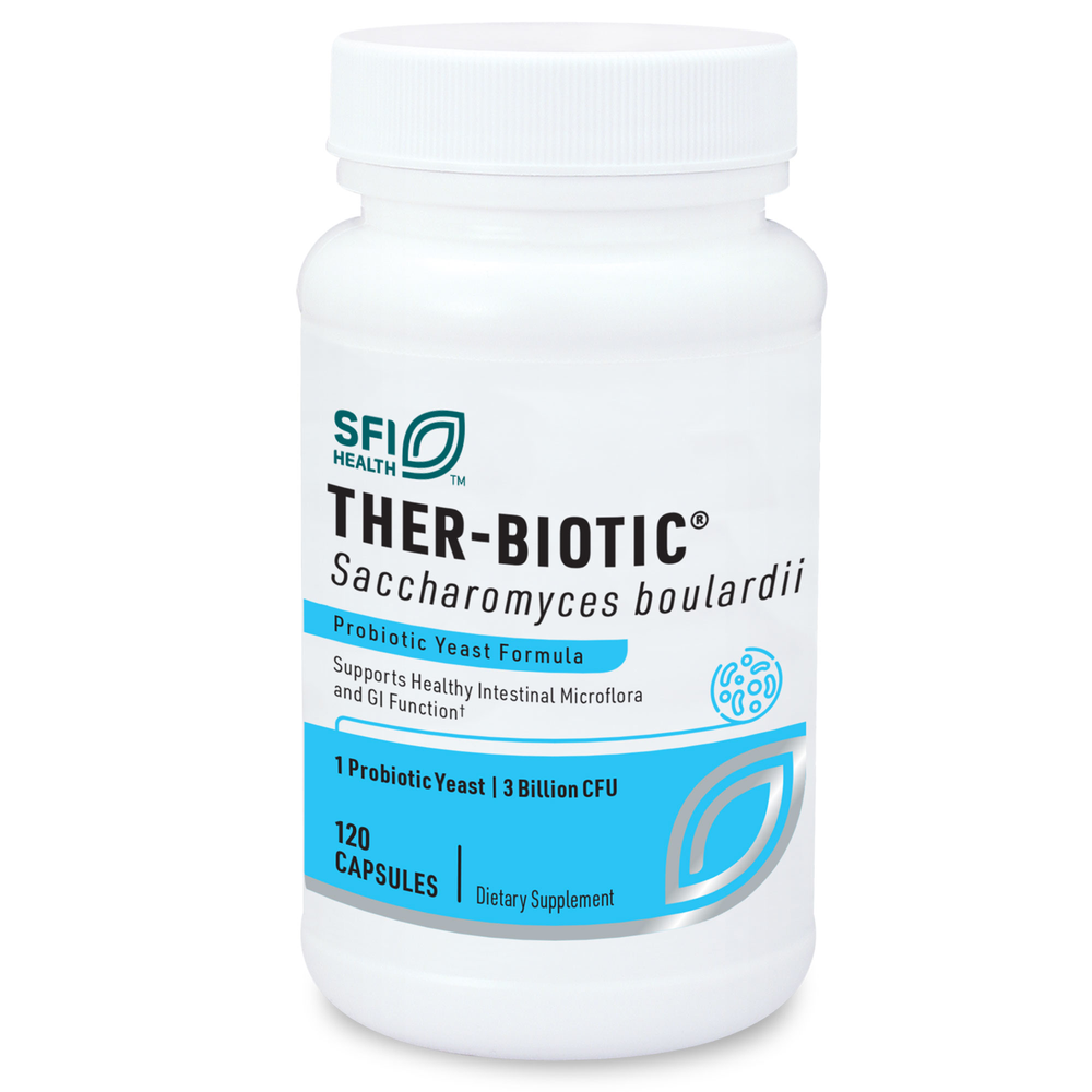 Product image for Ther-Biotic® Saccharomyces Boulardii Probiotic Yeast Formula.