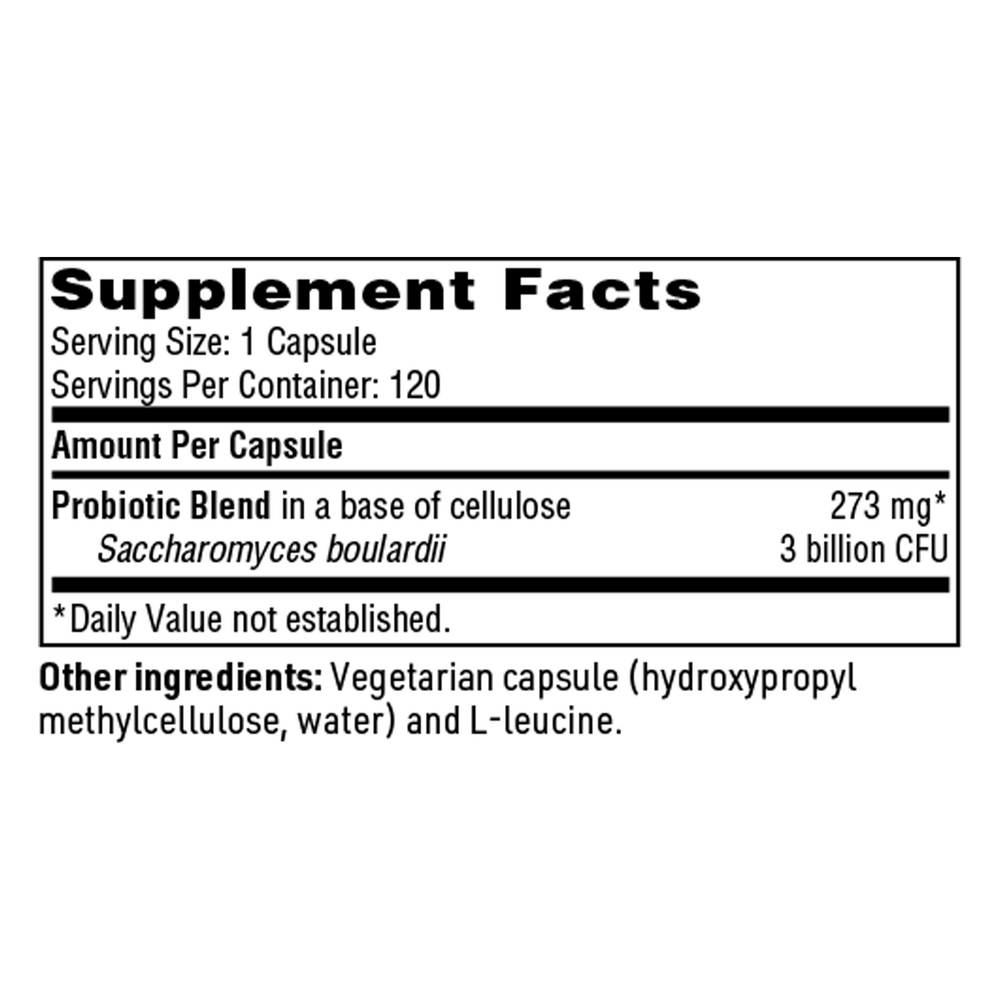 Product image for Ther-Biotic® Saccharomyces Boulardii Probiotic Yeast Formula.