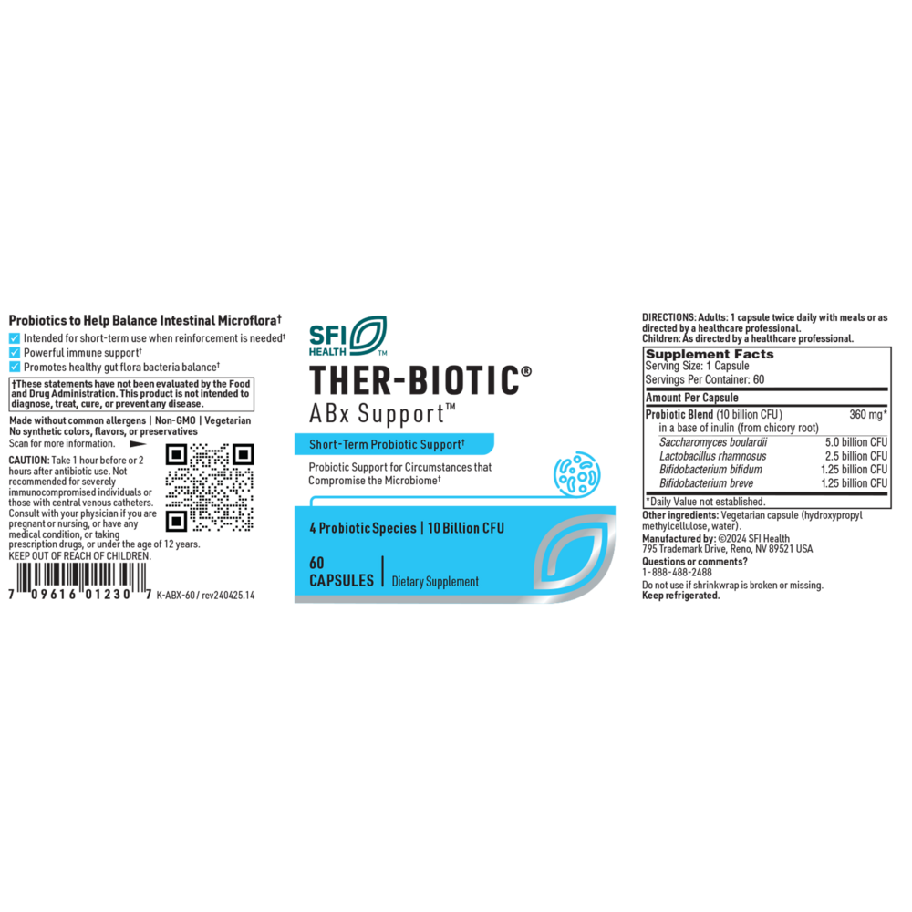 Product image for Ther-Biotic® ABx Support™.