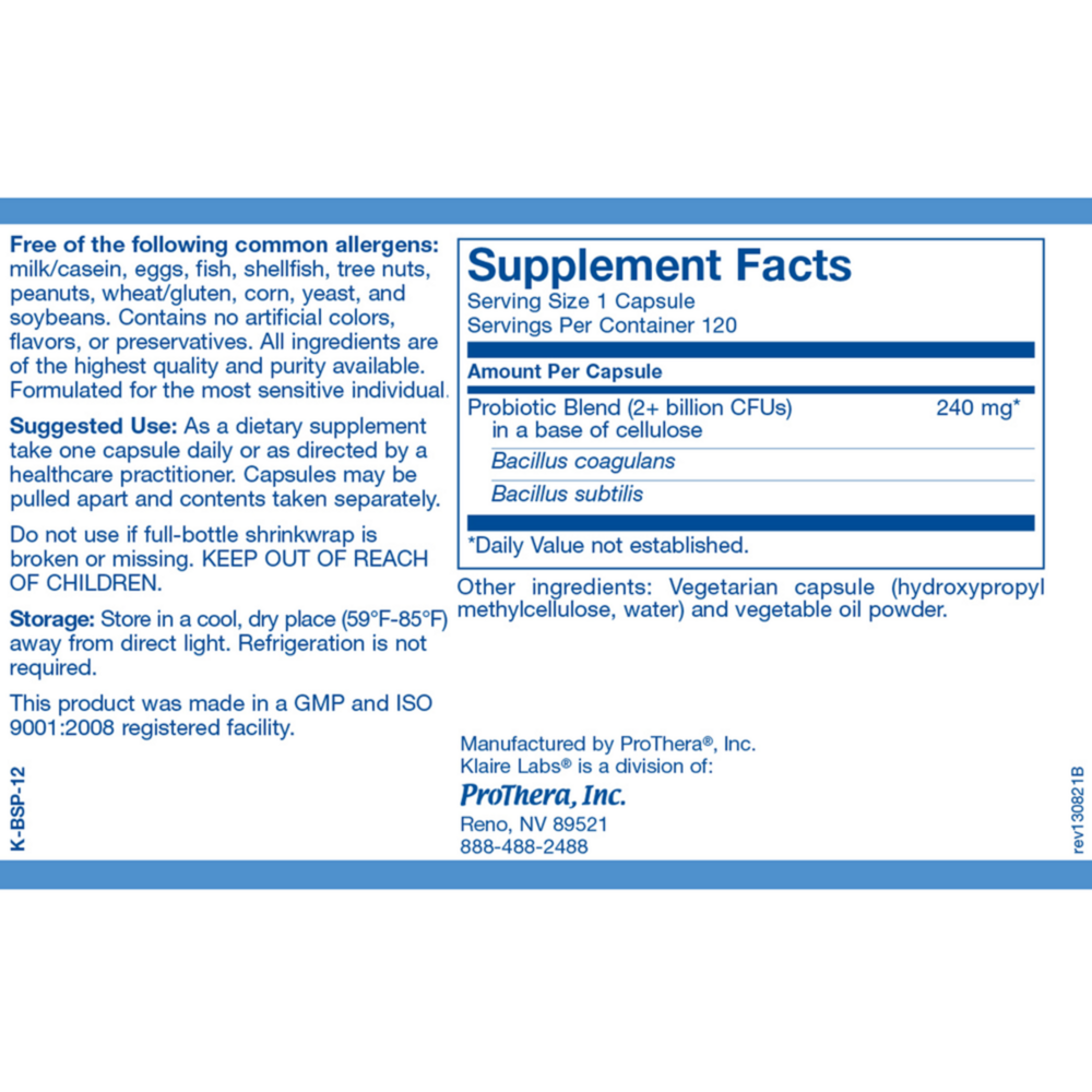 Product image for Ther-Biotic® Biospora™ (BioSpora™).