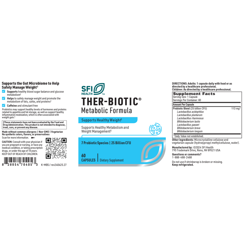Product image for Ther-Biotic® Metabolic Formula.