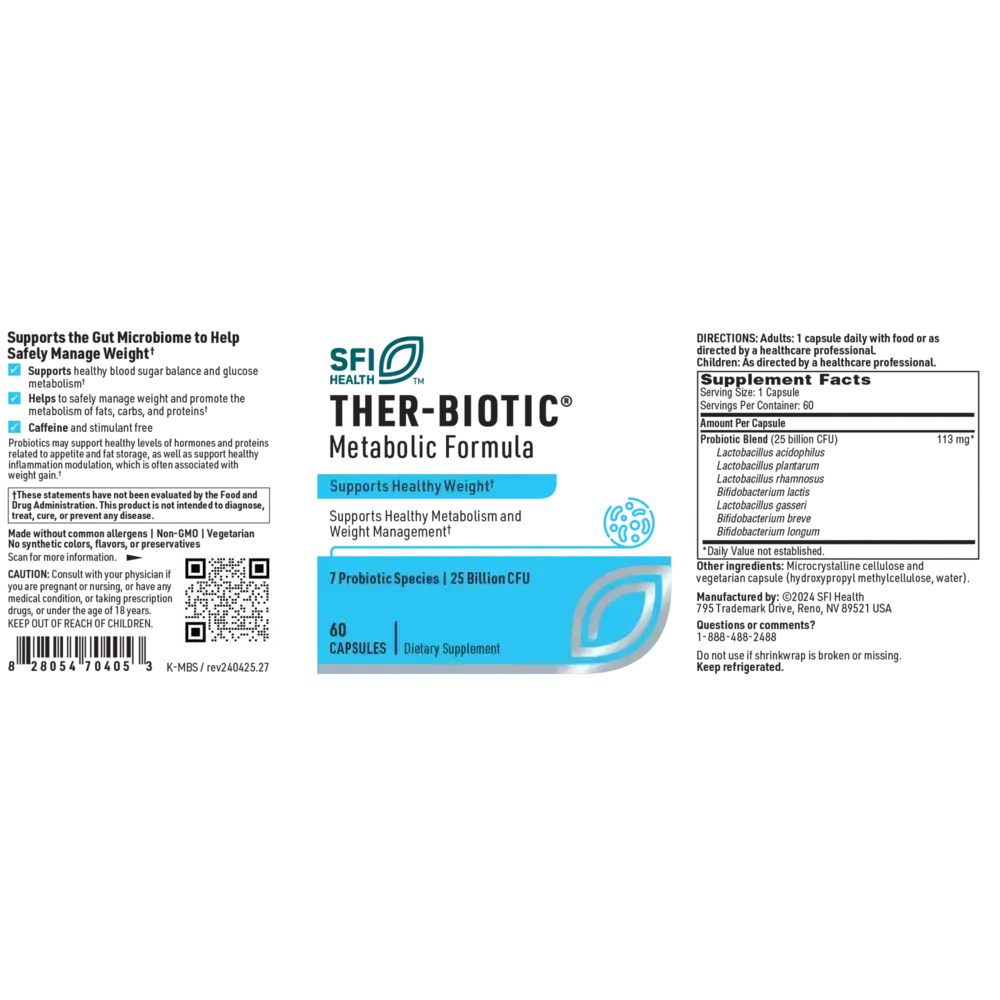 Product image for Ther-Biotic® Metabolic Formula.