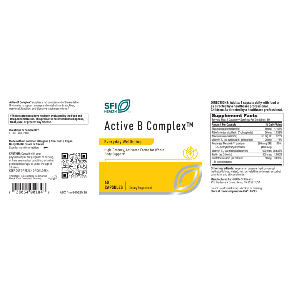 Product image for Active B Complex™.