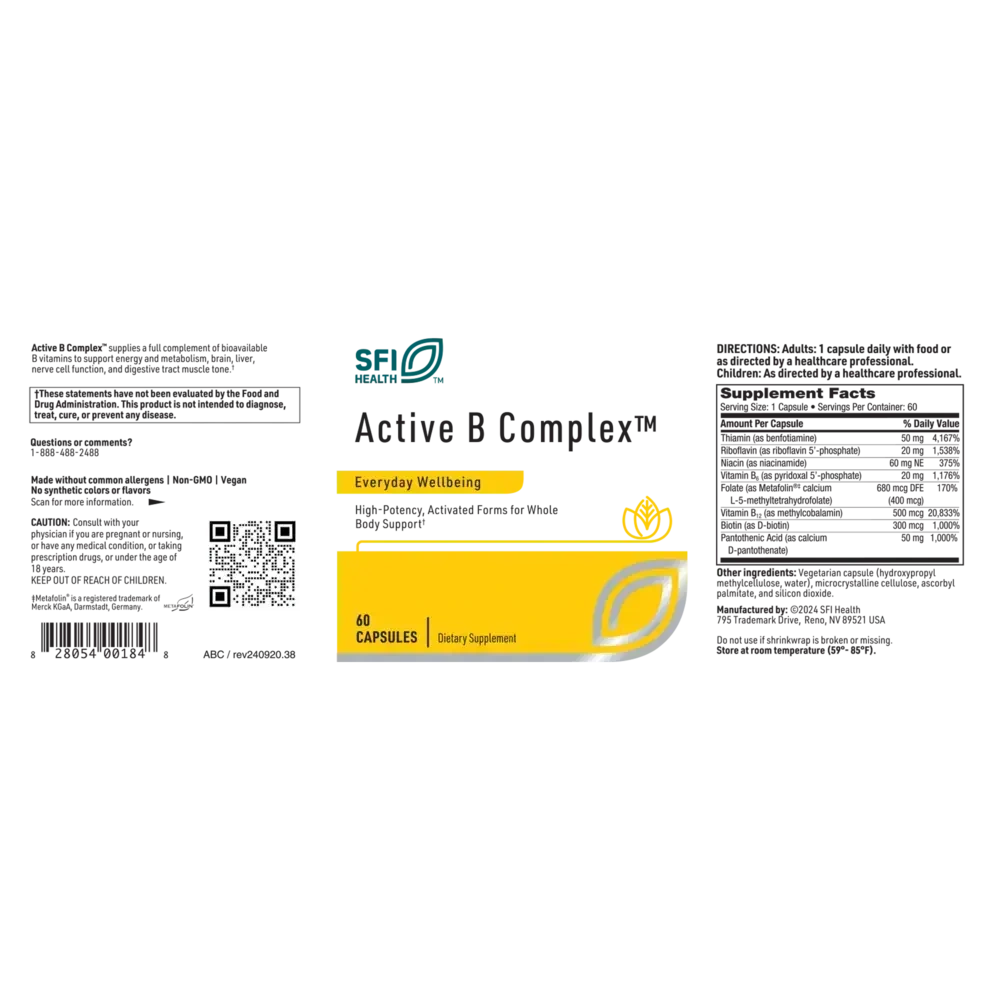 Product image for Active B Complex™.