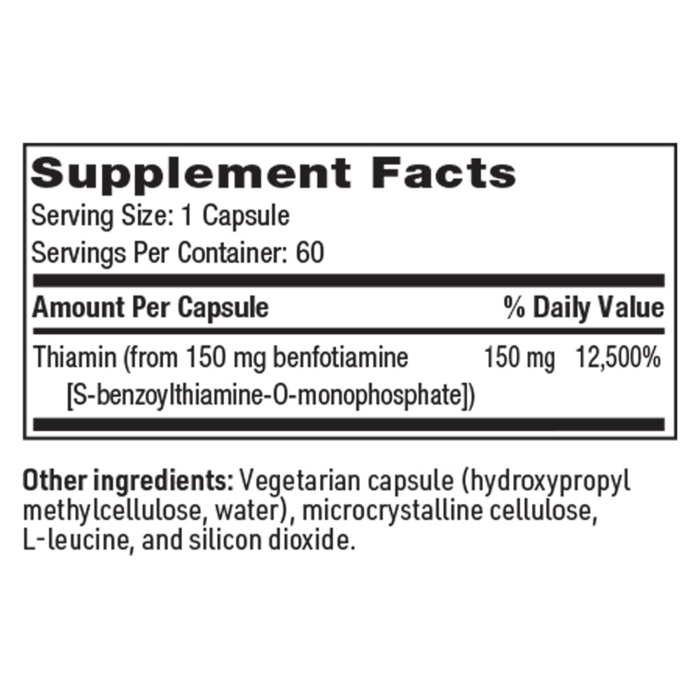 Product image for Benfotiamine.