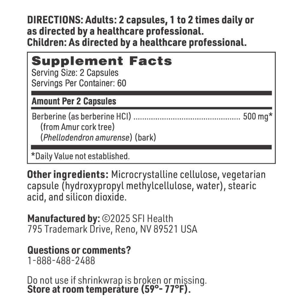 Product image for Berberine.