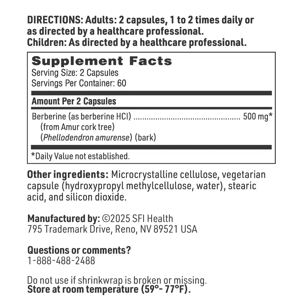 Product image for Berberine.