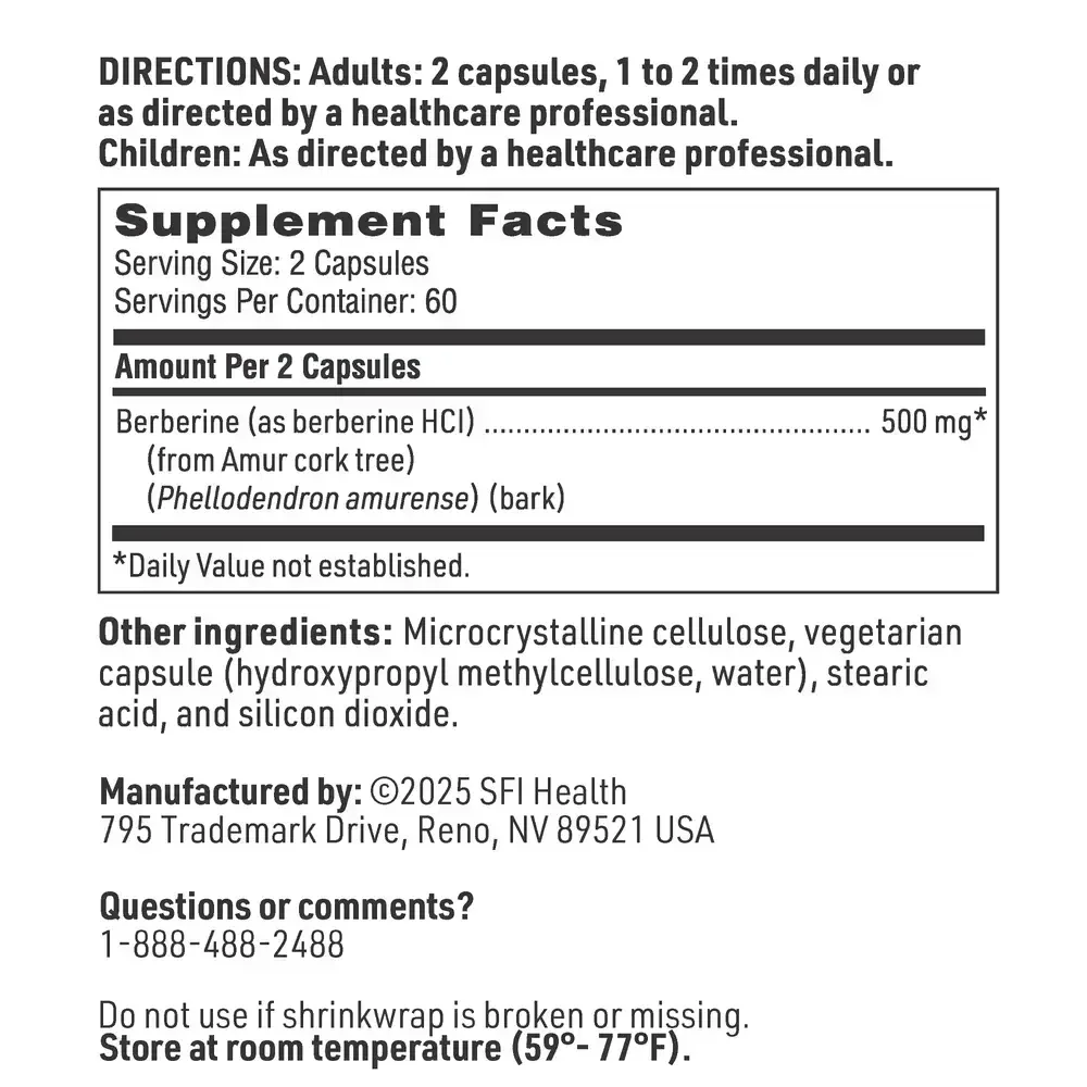 Product image for Berberine.